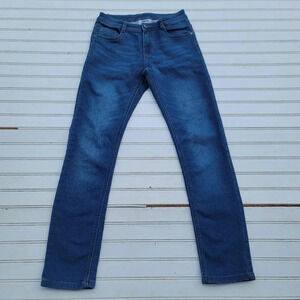 Pepperts! Jeans Boys Straight Adustable Wais Denim 27x28 Stretch Blue 12- 13 Y
